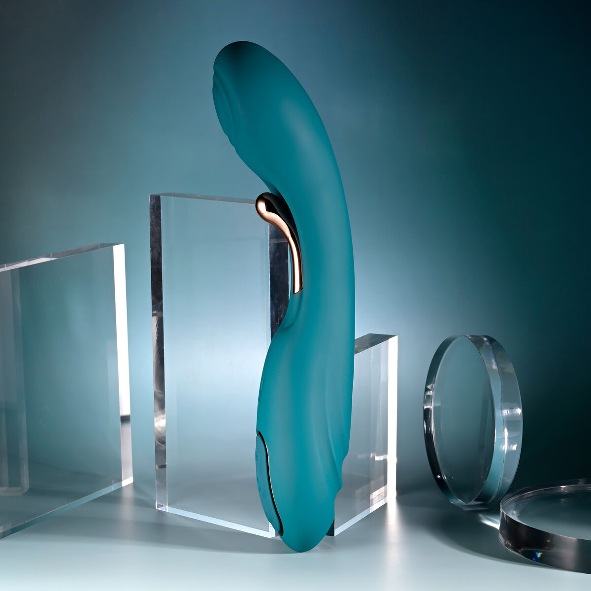 Vibration de Stimulation Double Evolved Playboy Vert